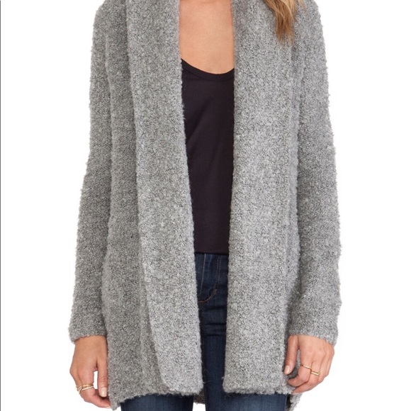 JOIE Sherpa duster in Grey O/S - Picture 3 of 4